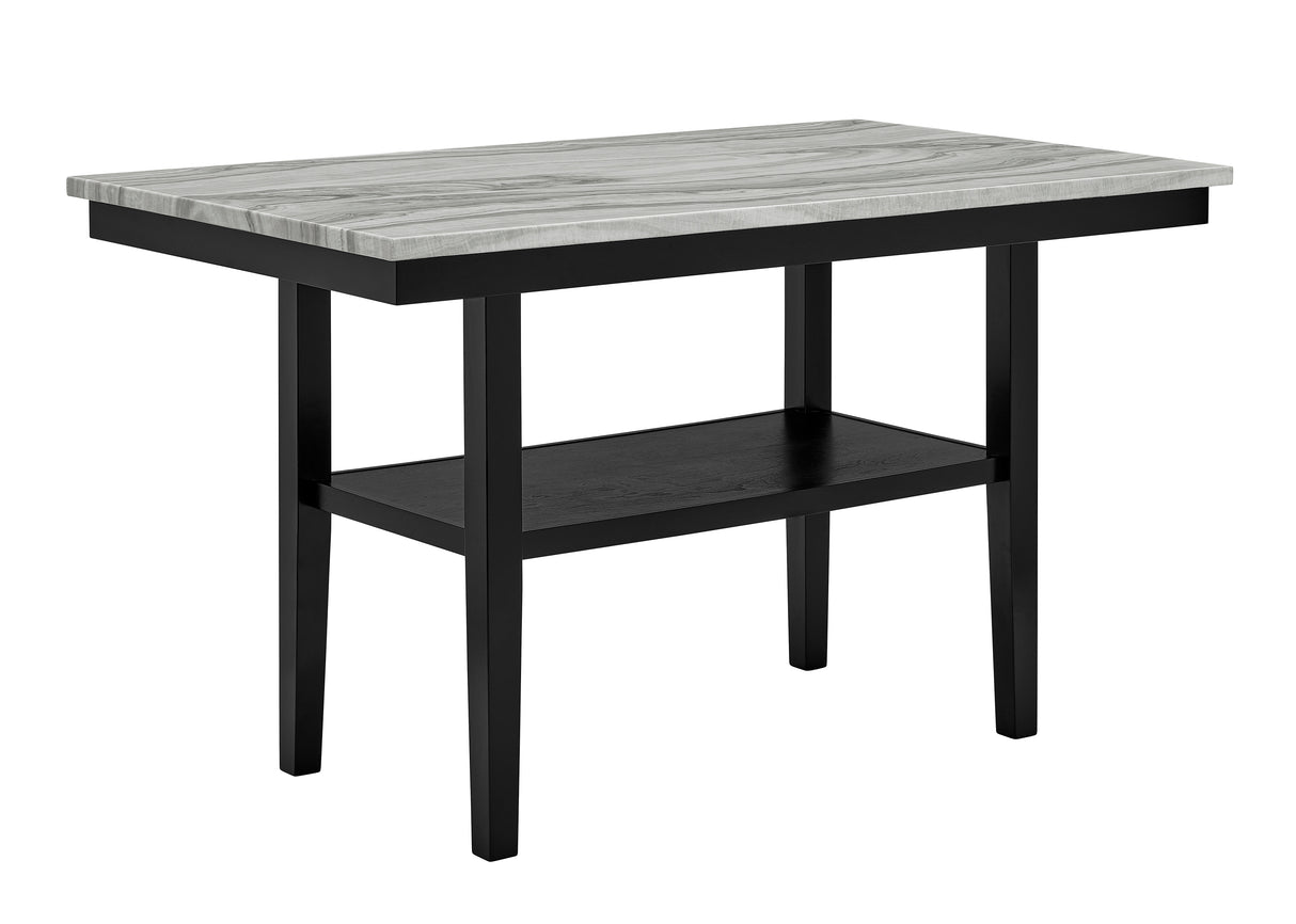 Marbel 5pk + Bench Counter Height