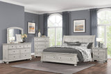 Carson Dresser with Hidden Drawer - White Washed