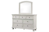 Carson Mirror - White-Washed