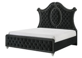 Cameo Panel Bedroom Group - Black King bed