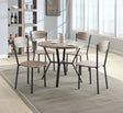 Blake 5-Piece Round Dining Set Greywas