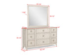 Napoli Bedroom Group dresser and mirror
