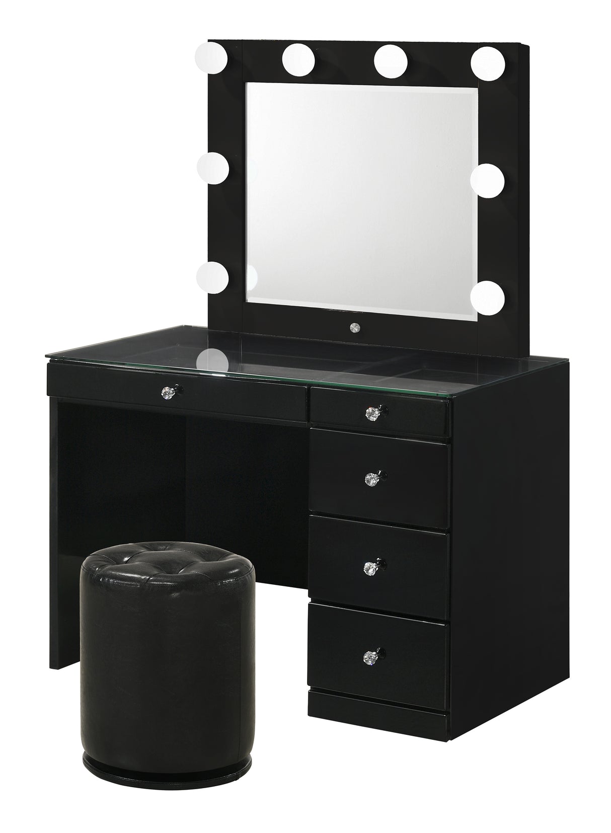 Morgan/Luxo Vanity Black