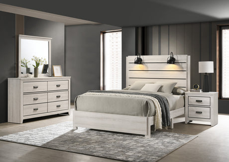 Carter Bedroom Group White set