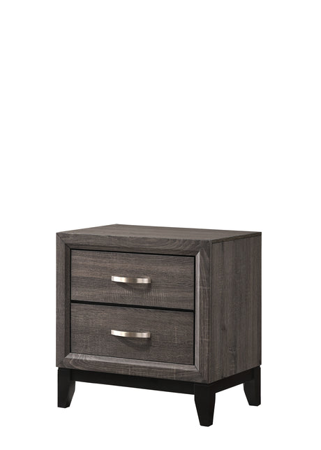 Akerson Nightstand - Grey