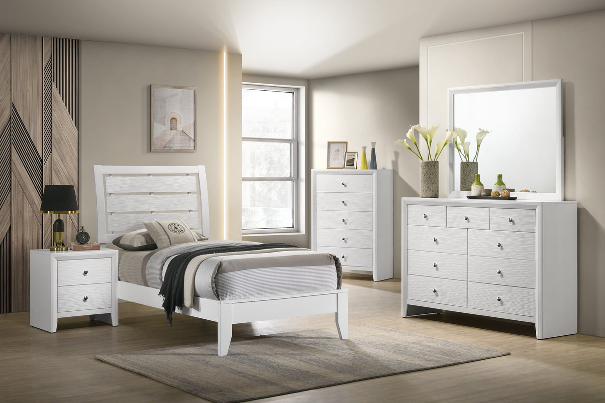 Evan White Bedroom Group