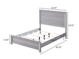 Adelaide Drift Wood Bedroom Group Queen bed