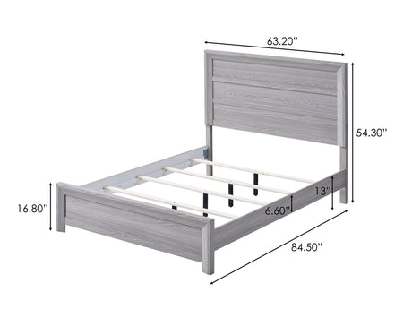 Adelaide Drift Wood Bedroom Group Queen bed
