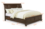 Claribelle Bedroom Group Brown King bed