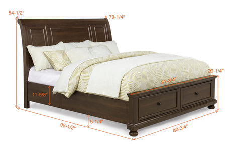 Claribelle Bedroom Group Brown King bed