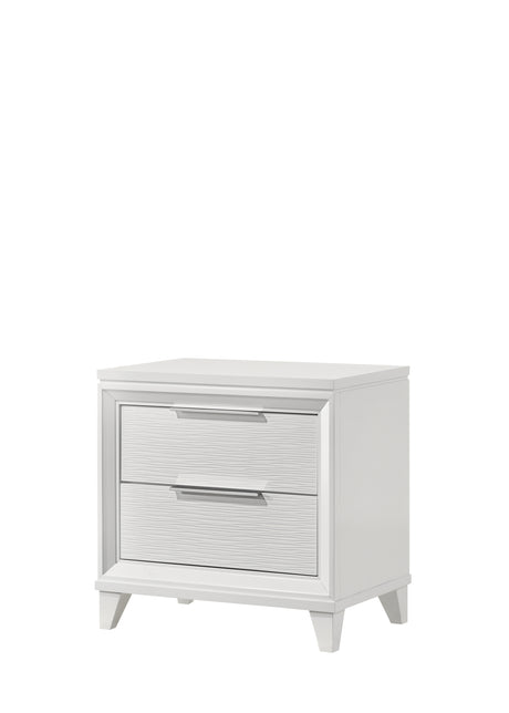 Cressida Bedroom Group White nightstand