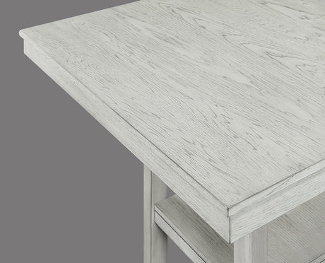 Lester 5-Piece Ct Height Table Set Driftwood