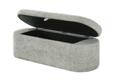 Philipa Storage Bench-L.Grey Tweed