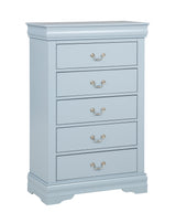 Louis Philip Blue Bedroom Group chest