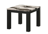Ivy 3-Piece Cocktail Set Faux Marble Brown