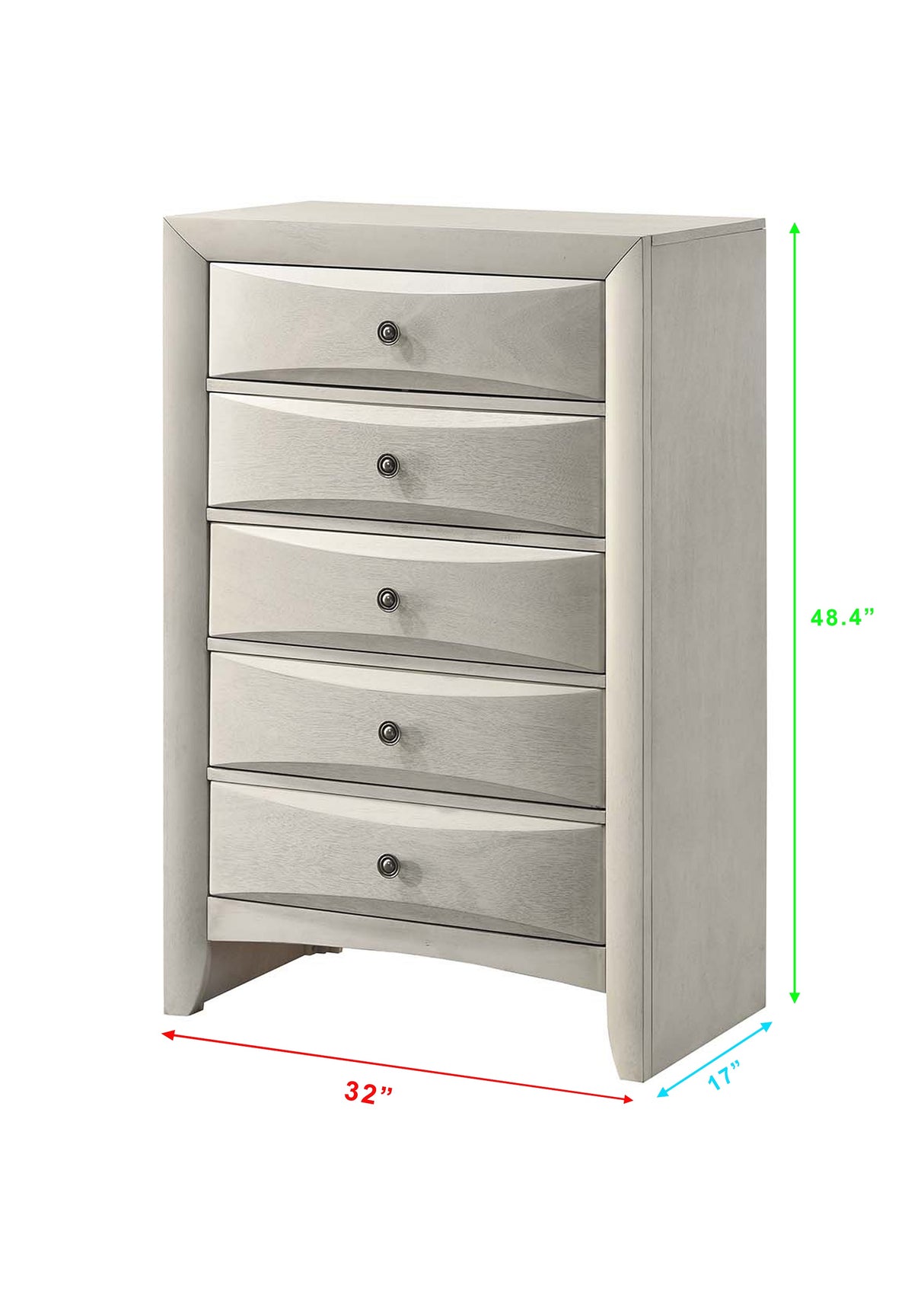 Emily Chest - White