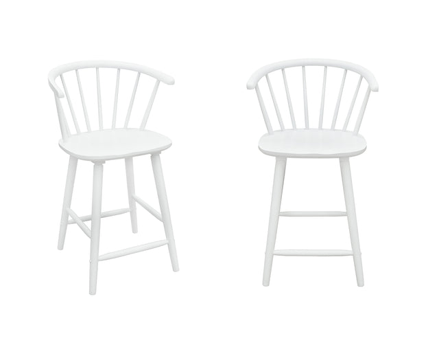 Janna Counter Height Stool-White