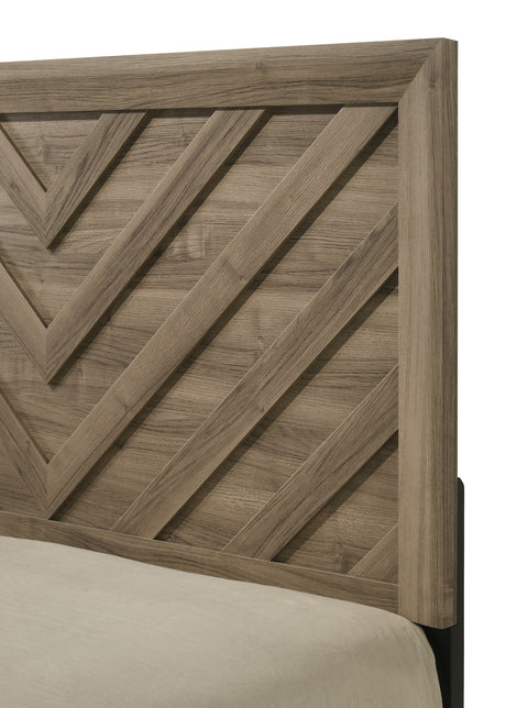 Valor Bedroom Set Light Brown