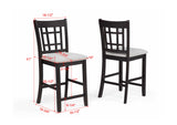 Hartwell Ct Height Dining Charcoal Blac