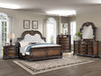 Stanley Bedroom Set in coffee brown - full bedroom