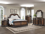 Stanley Bedroom Set in coffee brown - full bedroom