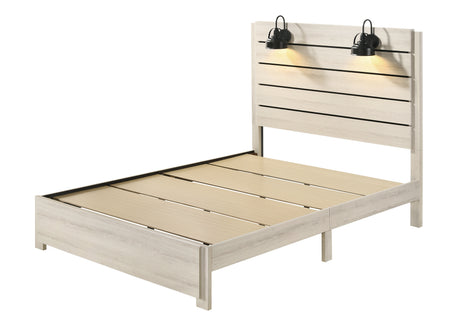 Carter Bedroom Group White Queen bed
