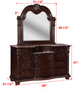 Stanley Bedroom Group dresser and mirror