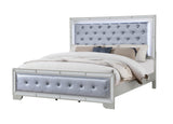 Demi Silver bedroom set, silver