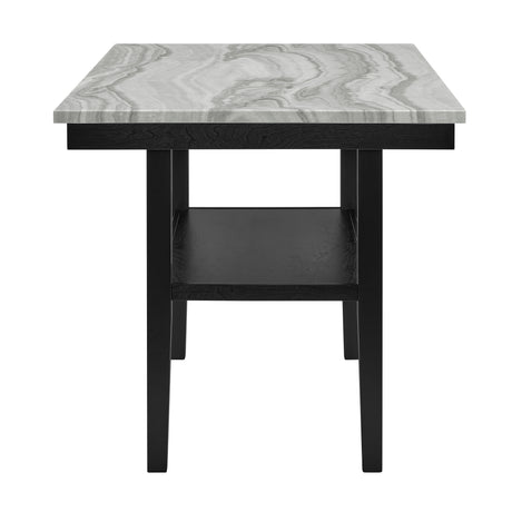 Marbel 5pk + Bench Counter Height