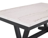 Varley Marble Table/Wing Chairs,Bench