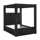 Carla Canopy Bed Black