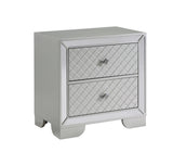 Demi Silver bedroom set, silver