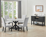 Vance Faux Table/Wing Chairs,Bench