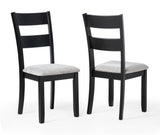 Lester 6-Piece Dining with Bench L.Grey