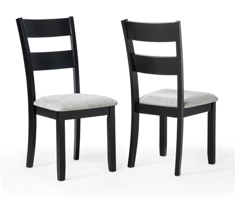Lester 6-Piece Dining with Bench L.Grey