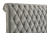 Kate Platform Bed L.Grey Tweed