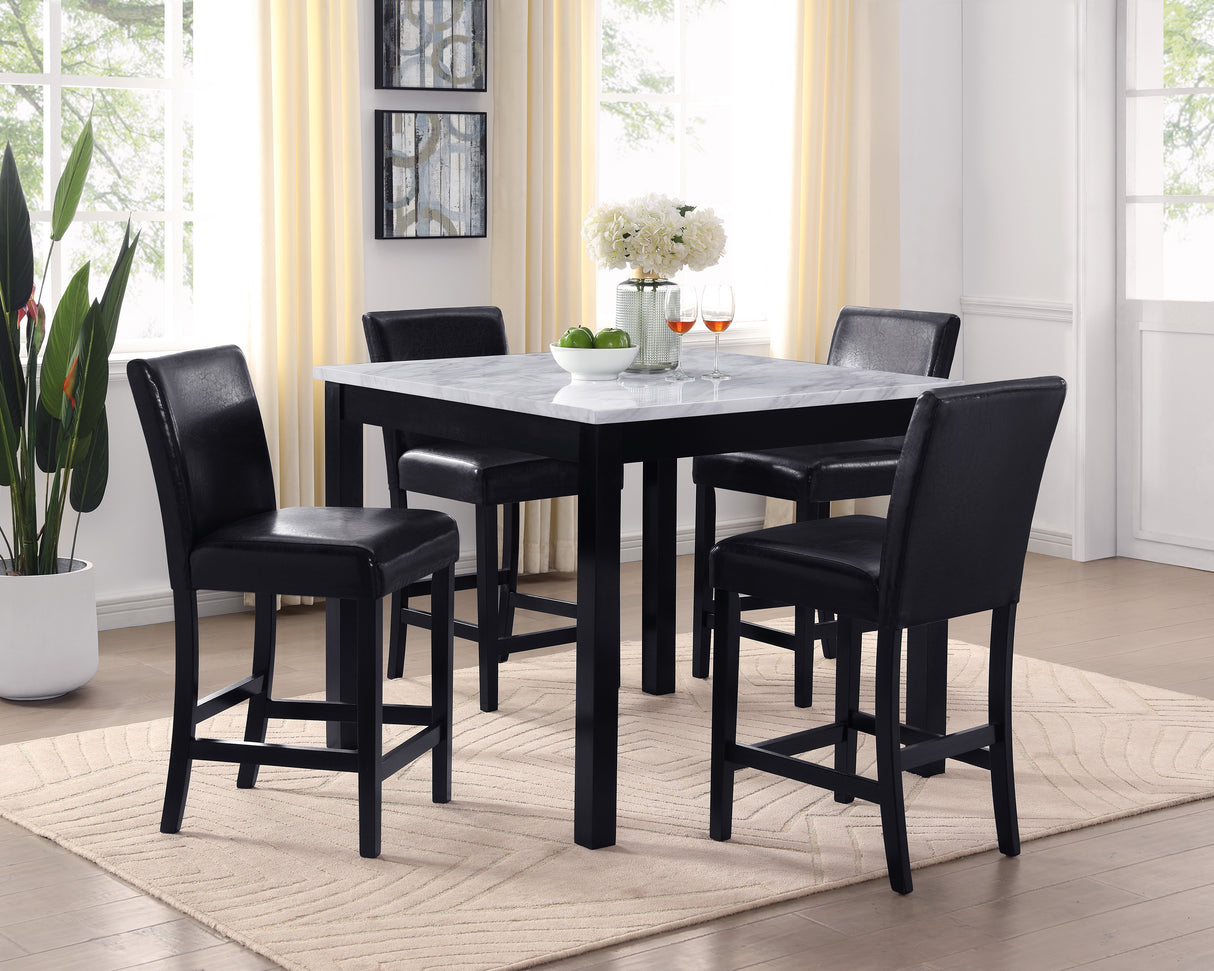 Lennon 5-Piece Cntr Height Table Set