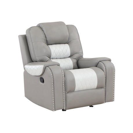 Harlow manual reclining sofa, loveseat and chair, grey