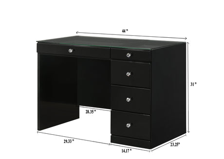 Morgan/Luxo Vanity Black