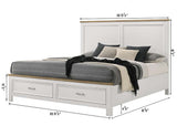 Aston Storage Bedroom Group King bed