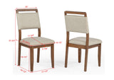 Blanche Brown Dining Set
