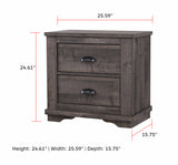 Coralee Bedroom Set Grey