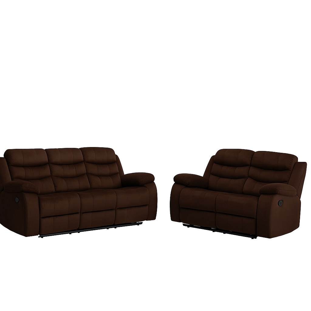 Tate Coffee 2 PC Sofa, Loveseat