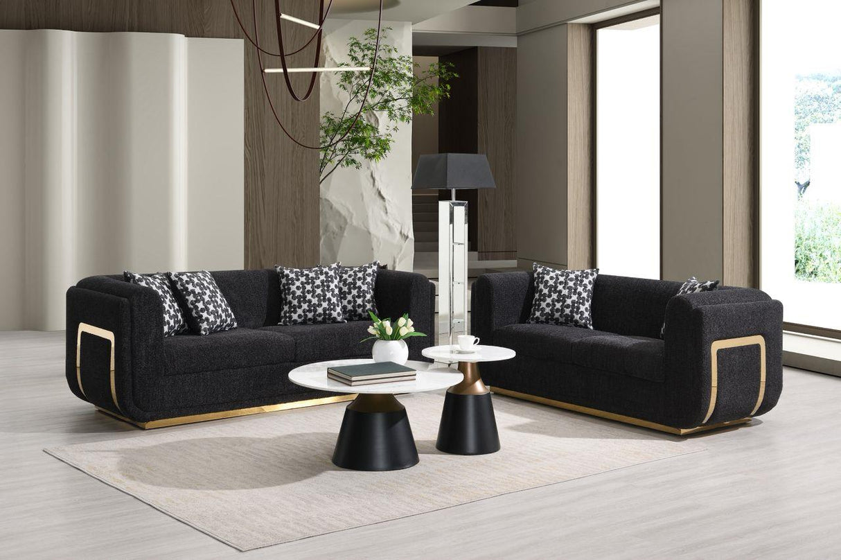 L317 Living Room Set - Black